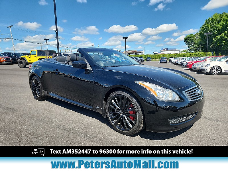 Used 2010  INFINITI G37 2d Convertible at Peters Auto Mall near High Point, NC