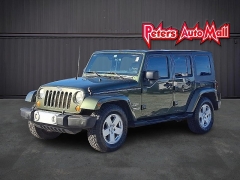 Used 2008  Jeep Wrangler Unlimited 4d Convertible RWD Sahara at Peters Auto Mall near High Point&comma; NC