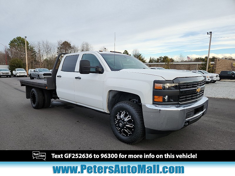 Used 2016  Chevrolet Silverado 3500 Cab-Chassis 4WD Crew Cab 171" DRW Work Truck at Peters Auto Mall near High Point, NC