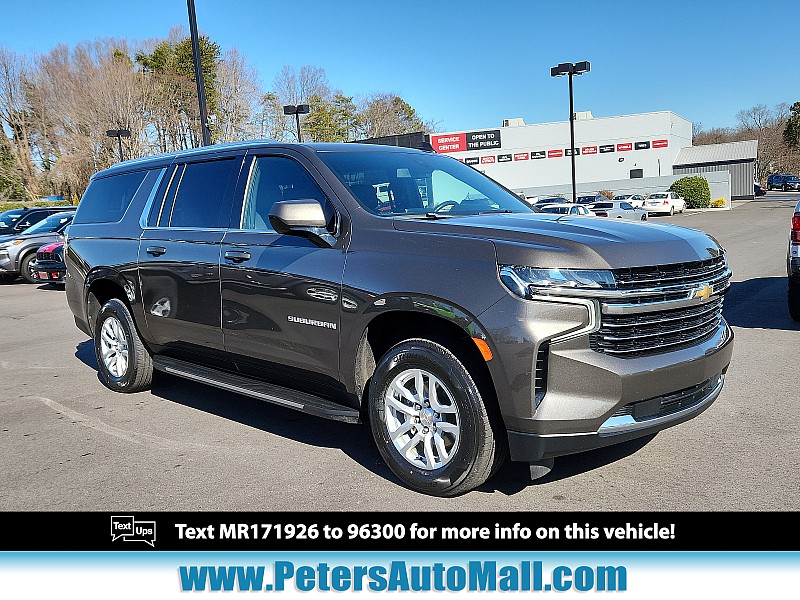 Used 2021  Chevrolet Suburban 4WD 4dr LT at Peters Auto Mall near High Point, NC