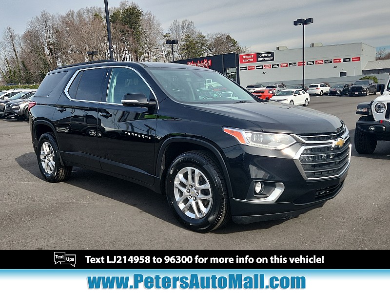 Used 2020  Chevrolet Traverse 4d SUV FWD LT Leather at Peters Auto Mall near High Point, NC
