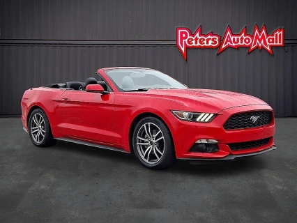 Used 2017 Ford Mustang 2d Convertible EcoBoost Premium at Peters Auto Mall near High Point, NC