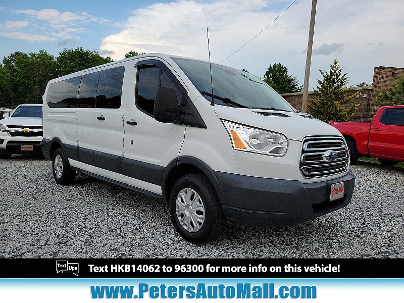 Used 2017  Ford Transit 350 Passenger Wagon Low Roof Wagon XLT at Peters Auto Mall near High Point, NC