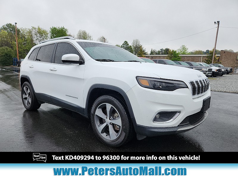 Used 2019  Jeep Cherokee 4d SUV 4WD Limited 2.0L Turbo at Peters Auto Mall near High Point, NC