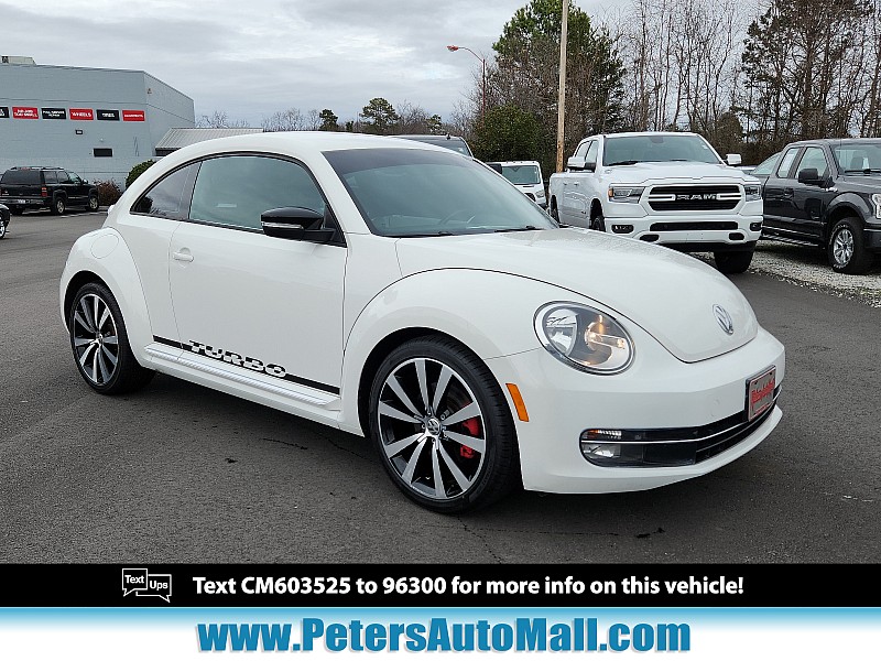 Used 2012  Volkswagen Beetle 2d Coupe 2.0T 6spd/PZEV at Peters Auto Mall near High Point, NC