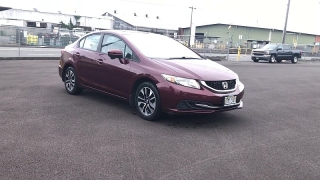 Used 2015  Honda Civic Sedan 4d EX at Kona Nissan near Kailua Kona&comma; HI