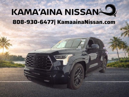 Used 2024 Toyota Sequoia Platinum 4WD at Kama'aina Nissan near Hilo, HI