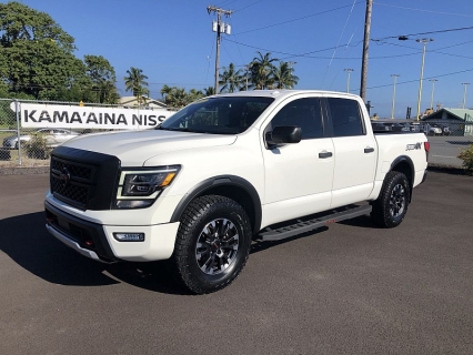 Used 2021 Nissan Titan 4x4 Crew Cab PRO-4X at Kama'aina Nissan near Hilo, HI