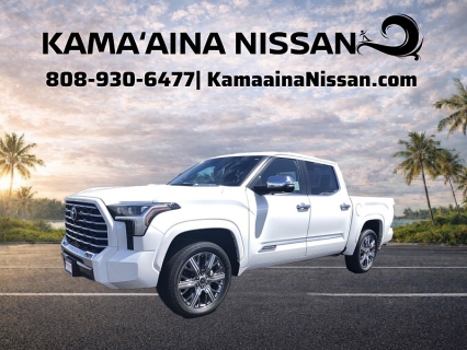 Used 2024 Toyota Tundra Hybrid 4WD Capstone CrewMax 5.5ft Bed at Kama'aina Nissan near Hilo, HI