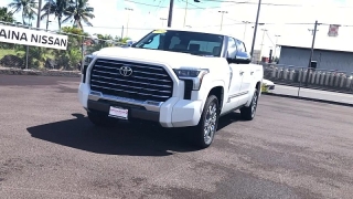 Used 2024  Toyota Tundra Hybrid 4WD Capstone CrewMax 5&period;5ft Bed at Kama'aina Nissan near Hilo&comma; HI