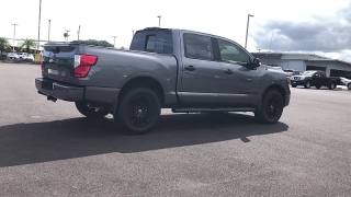 Used 2019  Nissan Titan 4WD Crew Cab SL Midnight Edition at Kama'aina Nissan near Hilo&comma; HI