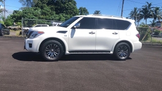 Used 2019  Nissan Armada 4d SUV AWD Platinum at Kona Nissan near Kailua Kona&comma; HI