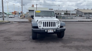 Used 2017  Jeep Wrangler Unlimited 4d Convertible Sport at Kona Nissan near Kailua Kona&comma; HI