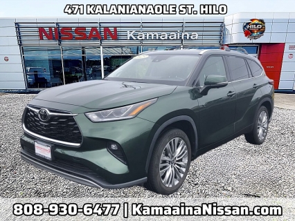 Used 2023 Toyota Highlander Platinum FWD at Kama'aina Nissan near Hilo, HI
