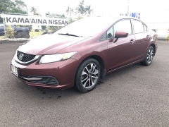  2015 Honda Civic Sedan 4d EX at Kama'aina Nissan near Hilo&comma; HI
