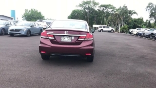 Used 2015  Honda Civic Sedan 4d EX at Kona Nissan near Kailua Kona&comma; HI