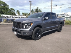  2019 Nissan Titan 4WD Crew Cab SL Midnight Edition at Kama'aina Nissan near Hilo&comma; HI