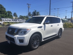 Used 2019  Nissan Armada 4d SUV AWD Platinum at Kona Nissan near Kailua Kona&comma; HI