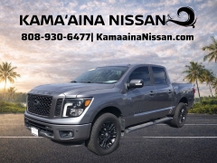  2019 Nissan Titan 4WD Crew Cab SL Midnight Edition at Kona Nissan near Kailua Kona&comma; HI