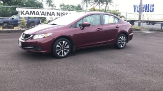 Used 2015  Honda Civic Sedan 4d EX at Kona Nissan near Kailua Kona&comma; HI