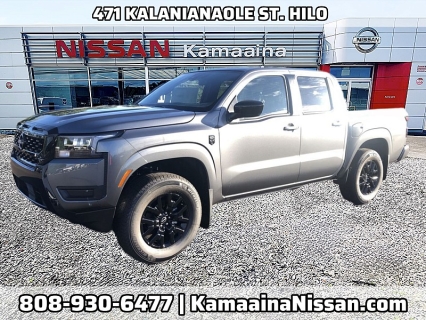 New 2026 Nissan Frontier Crew Cab 4x4 SV at Kama'aina Nissan near Hilo, HI