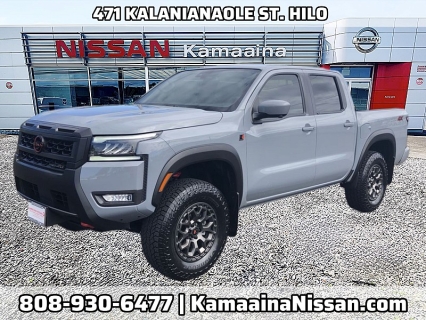 New 2026 Nissan Frontier Crew Cab 4x4 PRO-4X w/R Package at Kama'aina Nissan near Hilo, HI