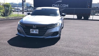 Used 2021  Honda Accord Sedan Sport 1&period;5T CVT at Kona Nissan near Kailua Kona&comma; HI