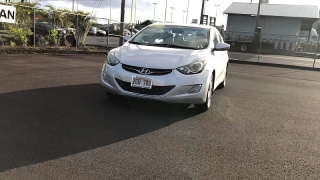 Used 2013 Hyundai Elantra 4d Sedan GLS Auto at Kona Nissan near Kailua Kona, HI