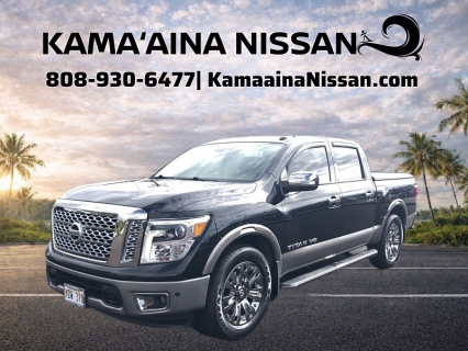 Used 2019 Nissan Titan 2WD Crew Cab Platinum Reserve at Kama'aina Nissan near Hilo, HI