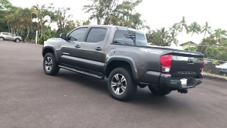 Used 2017  Toyota Tacoma 4WD Double Cab TRD Sport Auto at Kona Nissan near Kailua Kona&comma; HI