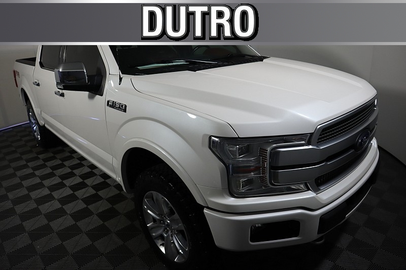Used 2018  Ford F-150 4WD SuperCrew Platinum 5 1/2 at Graham Auto Mall near Mansfield, OH