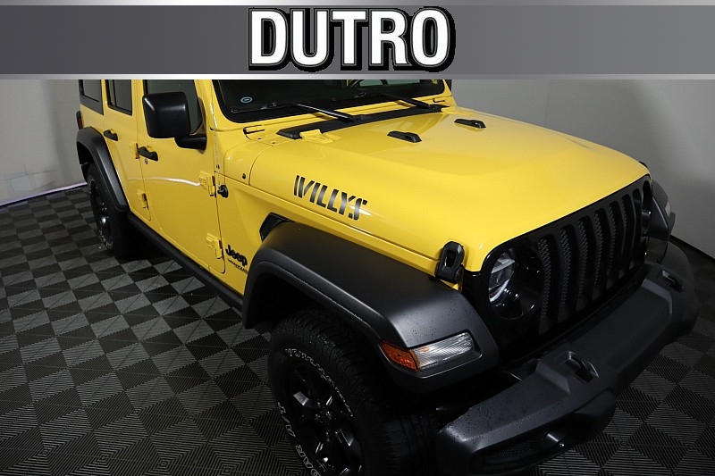 Used 2021  Jeep Wrangler Unlimited Willys 4x4 at Graham Auto Mall near Mansfield, OH