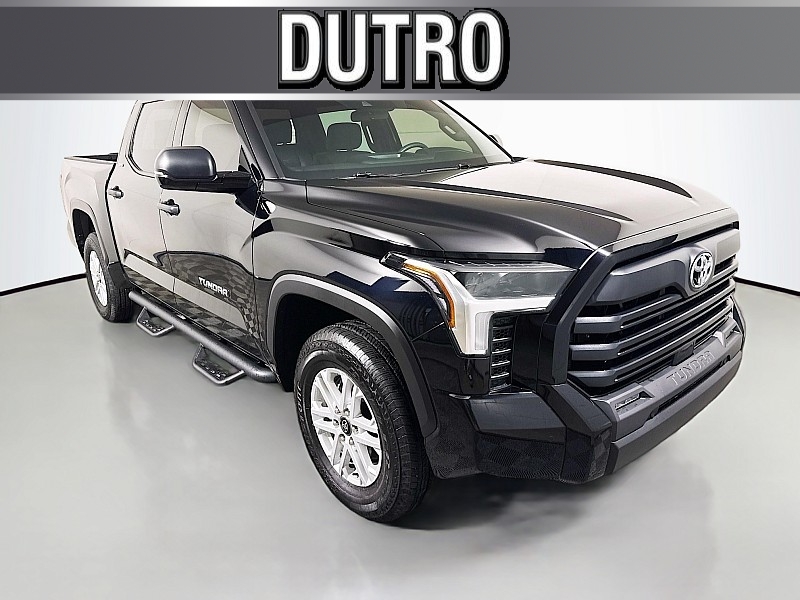MIDNIGHT BLACK ME 2025 Toyota Tundra SR5 CrewMax Cab 4WD Pickup Truck Four-Wheel Drive Automatic