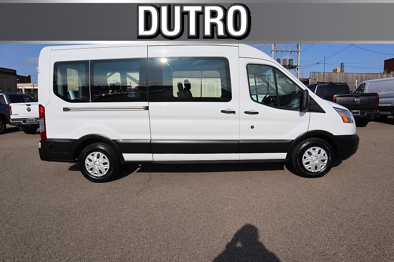 Used 2019  Ford Transit 350 Passenger Wagon Med Roof Wagon XLT at Dutro Auto near Zanesville, OH