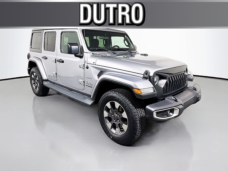 Used 2018  Jeep Wrangler Unlimited 4d SUV 4WD Sahara at Dutro Auto near Zanesville, OH