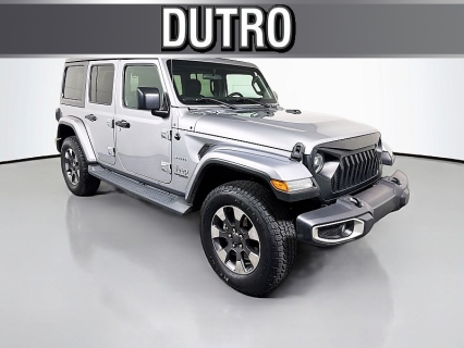 Used 2018 Jeep Wrangler Unlimited 4d SUV 4WD Sahara at Dutro Ford Lincoln Nissan near Zanesville, OH