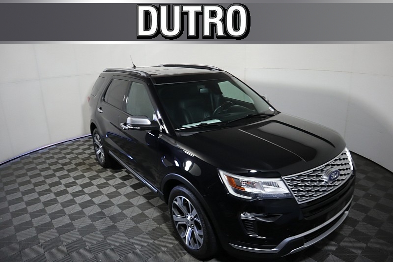 Used 2018  Ford Explorer 4d SUV 4WD Platinum at Graham Auto Mall near Mansfield, OH