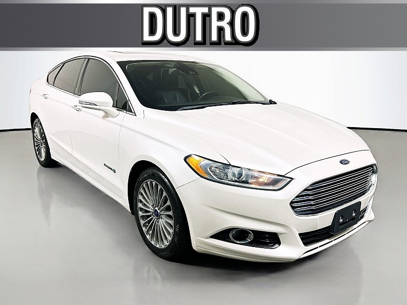 Used 2014  Ford Fusion Hybrid 4d Sedan Titanium at Dutro Auto near Zanesville, OH