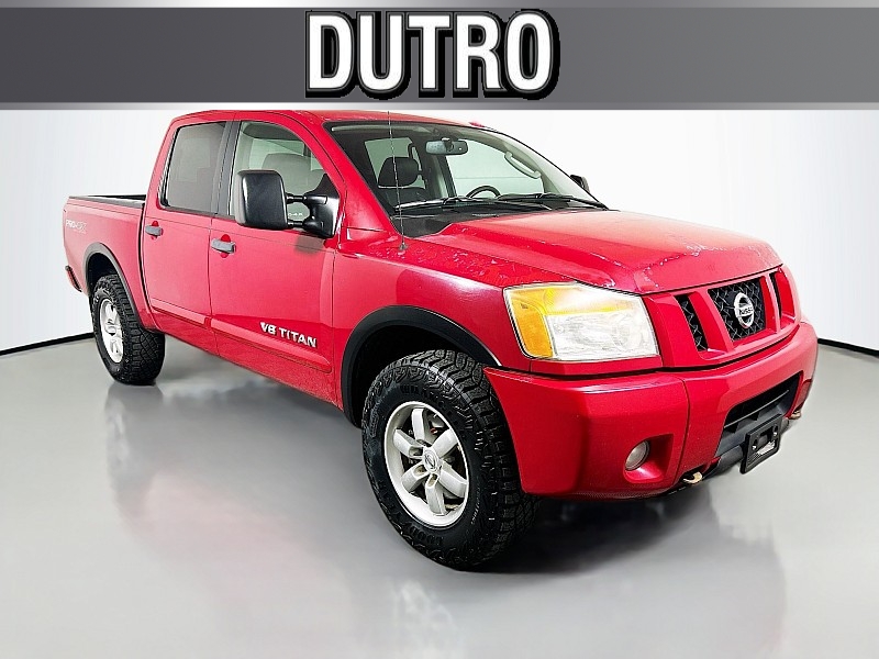 Used 2010  Nissan Titan 4WD Crew Cab PRO-4X at Graham Auto Mall near Mansfield, OH