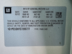 Used 2012  Chevrolet Cruze 4d Sedan LS at Dutro Auto near Zanesville&comma; OH