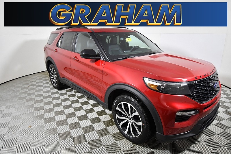New 2023  Ford Explorer ST-Line 4WD at Graham Auto Mall near Mansfield, OH