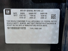 Used 2018  Chevrolet Impala 4d Sedan LT V6 at Dutro Auto near Zanesville, OH