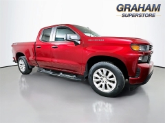 Used 2021  Chevrolet Silverado 1500 4WD Double Cab 147" Custom at Graham Auto Mall near Mansfield, OH