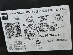 Used 2022  Chevrolet Silverado 1500 4WD Crew Cab 147" LT w&sol;2FL at Graham Auto Mall near Mansfield&comma; OH