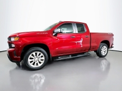 Used 2021  Chevrolet Silverado 1500 4WD Double Cab 147" Custom at Graham Auto Mall near Mansfield, OH