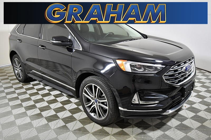 Used 2019  Ford Edge 4d SUV AWD Titanium at Graham Auto Mall near Mansfield, OH