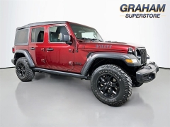 Used 2021  Jeep Wrangler Unlimited Willys Sport 4x4 at Dutro Auto near Zanesville, OH