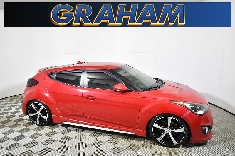 Used 2013  Hyundai Veloster 3d Coupe Turbo w/Black Seats 6spd at Graham Auto Mall near Mansfield, OH