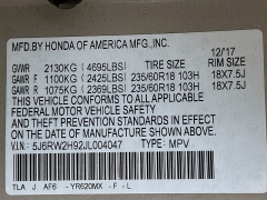 Used 2018  Honda CR-V 4d SUV AWD Touring at Graham Auto Mall near Mansfield, OH