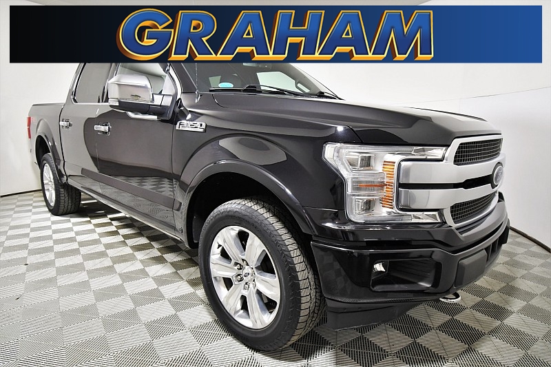 Used 2019  Ford F-150 4WD SuperCrew Platinum 5 1/2 at Graham Auto Mall near Mansfield, OH